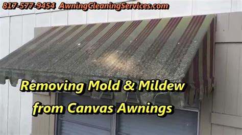 clean canvas awnings