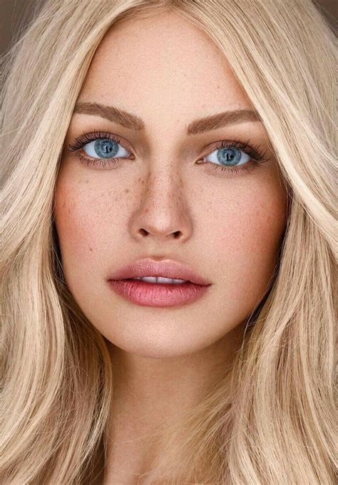 Sтαя★™ Beautiful Freckles Blonde With Freckles Freckles Makeup