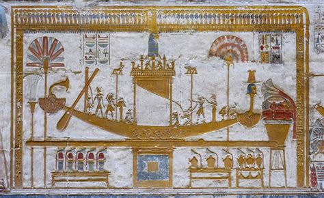 egypt  sacred barque  osiris  abydos ancient egyptian