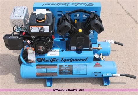 pacific pac   gallon air compressor  haven ks item  sold purple wave