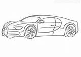 Bugatti Chiron Adults sketch template
