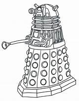 Dalek Drawing Who Doctor Lineart Coloring Pages Tardis Deviantart Getdrawings Color Drawings sketch template
