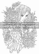 Coloring Meadowhaven Fantasy Sweet Blossoms Chick Own sketch template