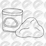 Clay Outline Clipart Watermark Register Remove Login Lessonpix sketch template