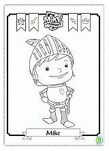 Coloring Knight Mike Dinokids sketch template