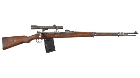 mauser gewehr  sniper rifle visar scope trench magazine rock island auction