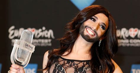 Austrias Bearded Lady Conchita Wurst Wins Eurovision Huffpost