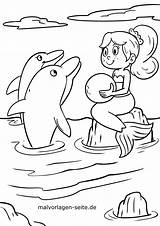 Meerjungfrau Ausmalbilder Meerjungfrauen Malvorlage Arielle Mandala Fabelwesen Delfin Delfinen Beste Colorir sketch template