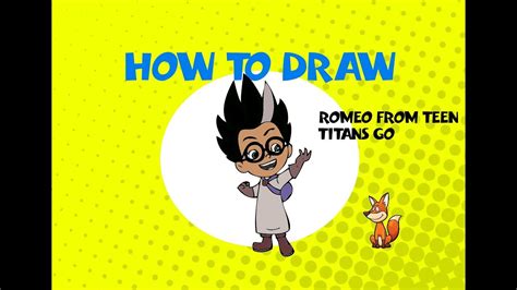 draw romeo  pj mask learn  draw art lesson full