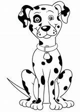Coloring Dalmatian Getcolorings Dalmation Pages sketch template