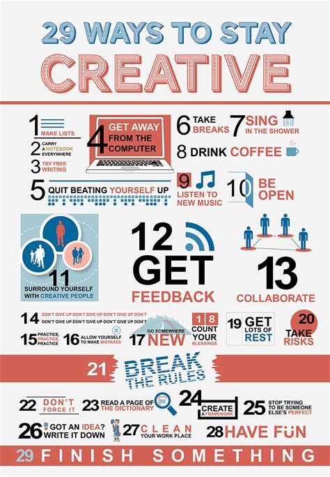 ways  stay creative   successful  start  happiness