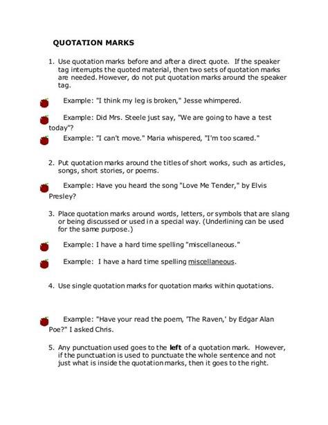 punctuation marks   rules