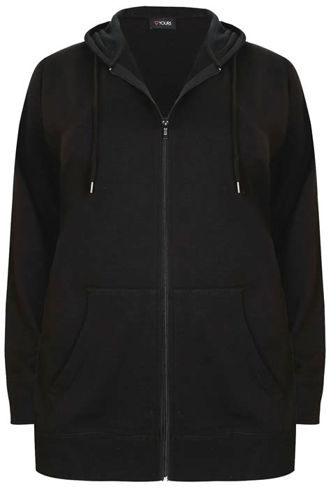 black zip  hoodie  size