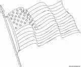 Flag American Coloring Symbol Pages Printable sketch template