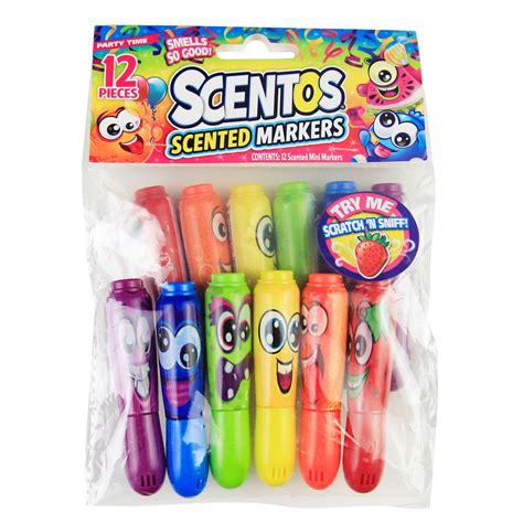 buy scentos scented  pack mini markers multi color party favors