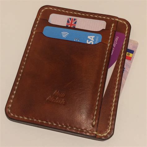 leather card holder wallet patternminimal walletpattern template