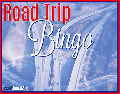 road trip bingo team mom