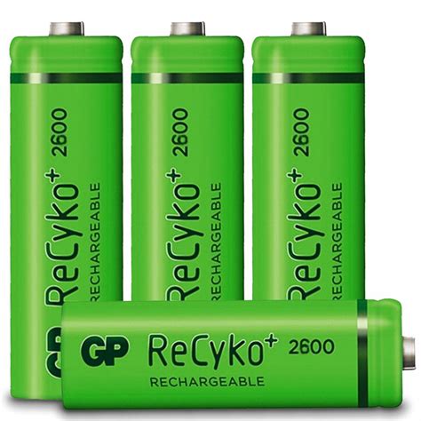 aa type mah recyko rechargeable batteries