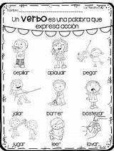 Verbos Verbs Spanish Tpt Maestra sketch template