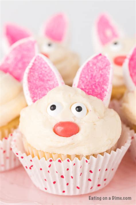 How To Make Bunny Cupcakes Quick And Easy Bunny Ear Cupcakes