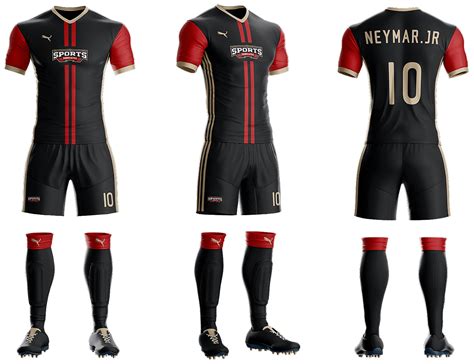 realistic soccer kit uniform template   concepts chris creamers sports