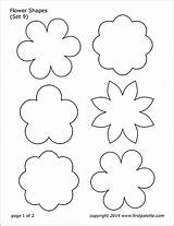 Printable Felt Firstpalette Blumen Schablone Vorlagen Fensterbilder Flores Tworczosc Frühling Cutout Osterhase Ostern Kleinkindern Blume Outlines Crianças Colorir Selbermachen Herbst sketch template