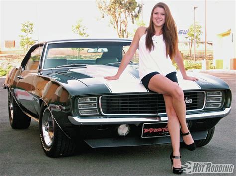 Pin By Spaced Out On Women And Cars Chevy Girl Muscle Cars Camaro