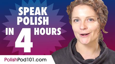 Learn How To Speak Polish In 4 Hours Youtube
