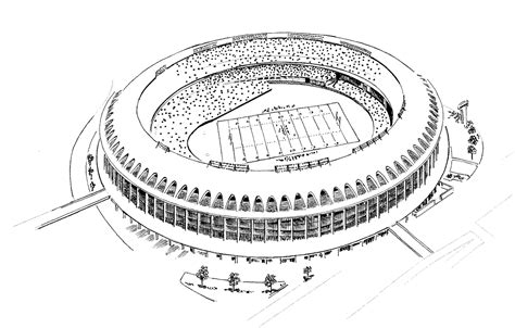 coloring pages stadium coloring home
