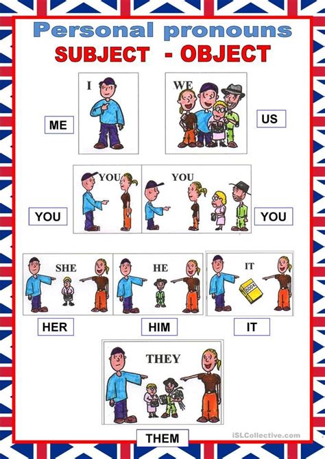 welcome to english personal pronouns english esl worksheets for