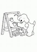 Coloring Spot Dog Foot Step Own Painting His Coloringhome sketch template