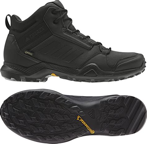 adidas terrex ax mid gore tex hiking shoes waterproof men core blackcore blackcarbon
