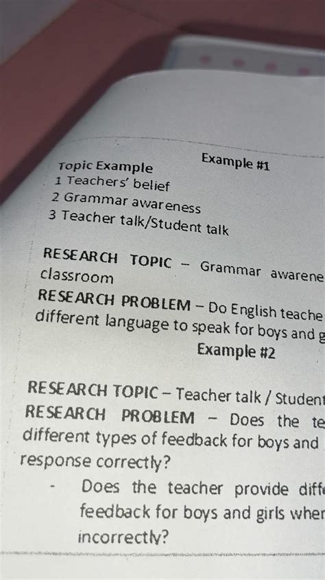 research title school basedresearch problem topicivsampledv