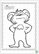 Lorax Coloring Pages Print Printable Dinokids Kids Characters Close sketch template