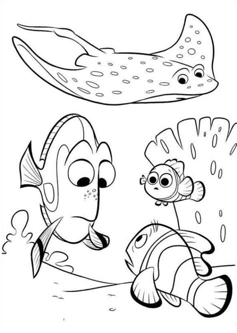 kids  fun coloring page finding dory finding dory nemo coloring