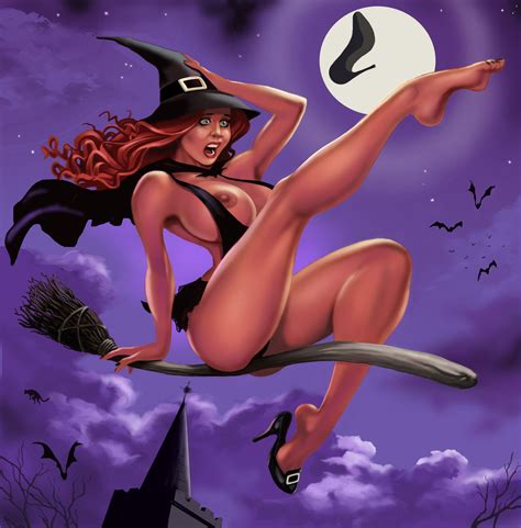 Flying Over Salem Hot Witch Artwork Sorted By