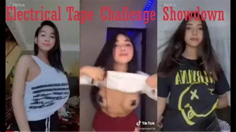 Electrical Tape Challenge Tik Tok Showing Boobs Tik Tok Compilation