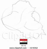 Flag Iraq Outline Map Illustration Clipart Royalty Lal Perera Vector 2021 sketch template