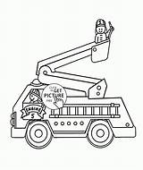 Fire Truck Coloring Pages Pdf Getcolorings Printable Color sketch template