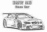 Bmw Car Race Coloring Cars Print Book Kids sketch template