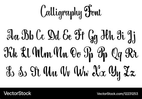 calligraphy alphabet fonts atelier yuwaciaojp