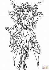 Winx Ross sketch template