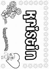 Kristin Coloring Pages Hellokids Print Color sketch template