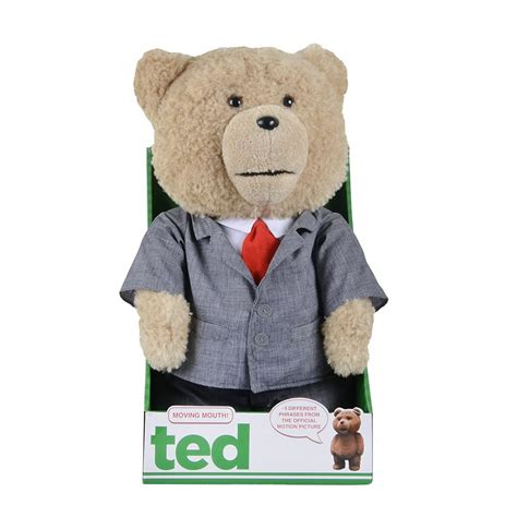 ted bear  suit plush  sound  moving mouth   walmart