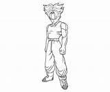 Trunks Future Coloring Pages Teenager Printable Random sketch template