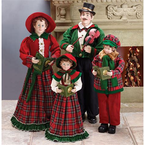 caroling family figurines sams club christmas carolers decorations indoor christmas