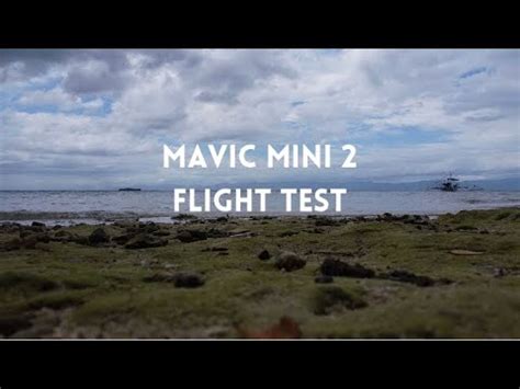 mavic mini  flight test vlog youtube