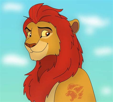 Fully Grown Kion By Thedawnmist On Deviantart Disney Lion Guard The