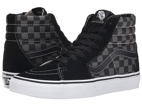 vans sk  blackpewter checkerboard womens classic skate shoes size  walmartcom