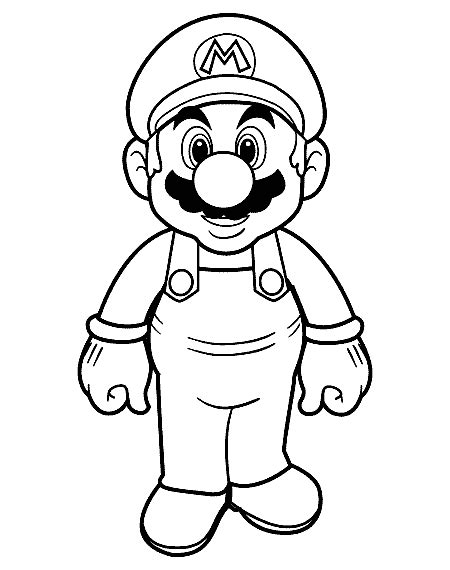 mario coloring pages coloring pages  print